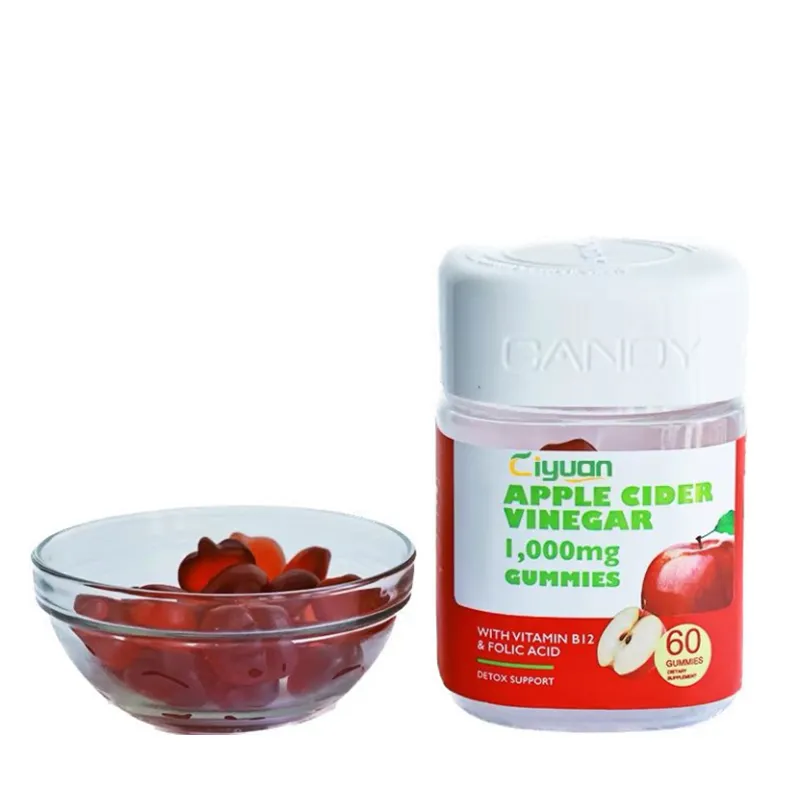 Ciyuan 제조 공급자 철저한 Vegan 주의자 거미 사과 사이다 식초 Gummies OEM 패킹