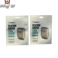 Sac en plastique Mylar miniature imperméable personnalisé pour produits électroniques, fermeture à 3 côtés, accessoires, pochette plate pour étui de protection AirPod