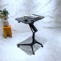 Table de levage automatique pneumatique, colonne en alliage d'aluminium, bureau d'entraînement, pour les paresseux, ajustable