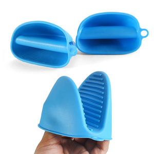 Gant de cuisine en silicone isolant thermiquement pour four, matériau de qualité alimentaire, couleur unie, moulage par injection - Product Image 1