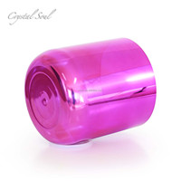 CrystalSoul Titane Électrolytique Violet Chakra Équilibre Reiki Energy Bowl Vente en gros Direct Bas Prix Quartz Produit