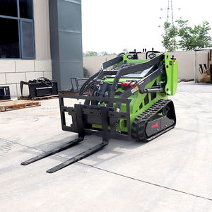 Mini-chargeuse compacte sur chenilles de 1100 kg à essence pour engins de construction, avec moteur Honda, pompe hydraulique, certifiée CE EPA - Product Image 6