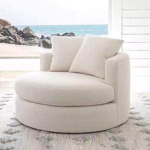 Sillón Individual Moderno en Forma de Huevo de Moontree Furniture, Sillón Giratorio para Sala de Estar, Hotel, Hogar, Villa - Product Image 1