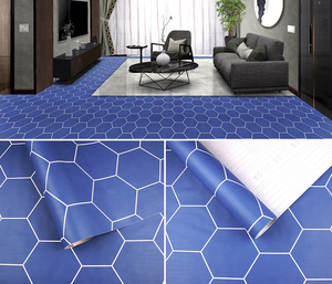 UDK-pegatina de papel tapiz para el suelo, diseño bohemio de PVC, a prueba de aceite, lámina de cocina, vinilo, peel y stick grueso - Product Image 4