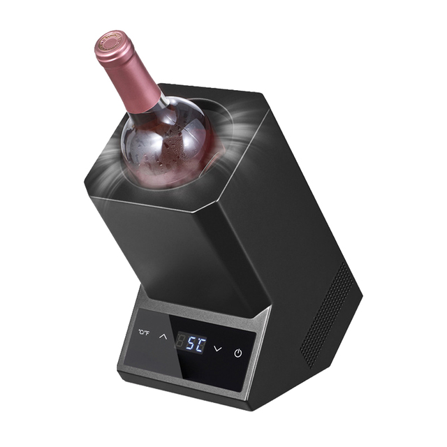 Red Wine Ice Wine Cooler Portable Plastic Party Electronic Temperature Control Quick Cooling Portable Electronic Cooler