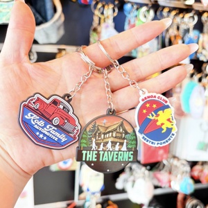 Giá rẻ khuyến mại Tùy chỉnh logo thương hiệu sản phẩm quà tặng cho doanh nghiệp, biểu tượng tùy chỉnh khuyến mại quà tặng doanh nghiệp PVC Keychain - Product Image 6