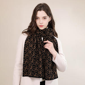 ピュアウール中国赤高級ショール女性のための通気性と柔らかいフォーチュンスカーフお祝いのビジネスと年間の贈り物 - Product Image 3