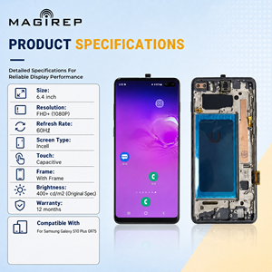 Display LCD Incell TFT di Ricambio per <span class=keywords><strong>Samsung</strong></span> <span class=keywords><strong>Galaxy</strong></span> S10 Plus S10+ 5G G975W, Garanzia di 1 Anno - Product Image 2