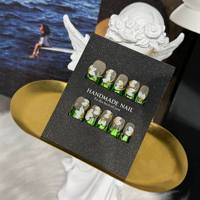 Nouvelle Arrivée Vente en Gros Faux Ongles Délicats à Coller Ongles Français à Presser Magnifiques Ongles Artificiels avec Colle