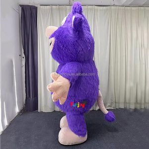 Púrpura inflable Cool Mouse Cosplay <span class=keywords><strong>mascota</strong></span> disfraz inflable felpa adulto <span class=keywords><strong>mascota</strong></span> disfraces oso de peluche <span class=keywords><strong>mascota</strong></span> para adultos - Product Image 2