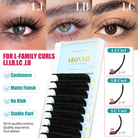 Produsen Ekstensi Bulu Mata Oem Premium Korea Serat Pbt Bulu Mata Matte Black Lash Trays Ekstensi Bulu Mata Lembut Seperti Kasmir