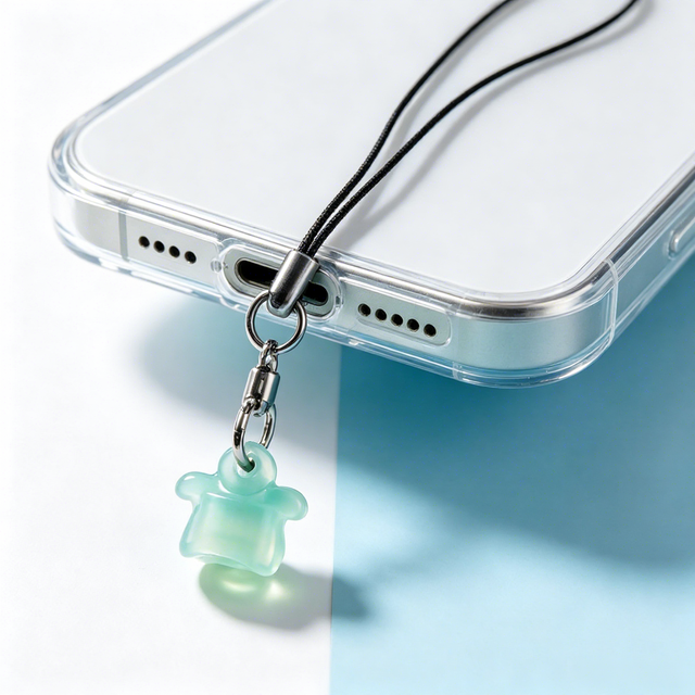USB-C Dust Plug With Phone Lanyard Charm Anti-Lost Type C Charging Port Stopper Cover Decorative Mobile Phone Port Protector