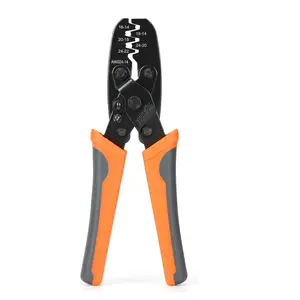 IWISS IWS-1424A Non Insulated Open Barrel Terminal Crimping Tool For Molex,Delphi,AMP/Tyco,PC/Computer,Automotive 24-14AWG Plier