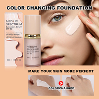 Peau Visage Crème Solaire Fond de Teint Maquillage Private Label Fond de Teint Spf Natural Private Label pour Femmes
