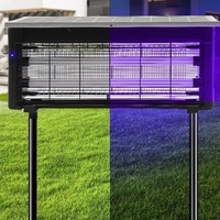 Lampe Solaire Anti-Moustiques JOYINLED, Étanche IP65, Lumière Extérieure avec Attraction UV, Métal et PP Ignifuge, Jardin, Cour, Patio