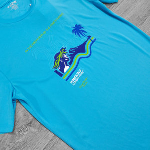 T-shirt Sportif Col Rond Personnalisé avec Logo, Certifié GRS, en Tissu Maille Respirant et Écologique, Idéal pour Équipes d'Événements de Course – Meilleures Ventes - Product Image 2