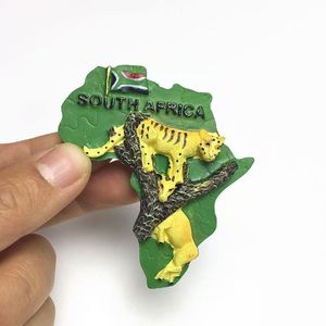 Aimant de réfrigérateur en résine 3D personnalisé, aimant de réfrigérateur de l'<span class=keywords><strong>Afrique</strong></span> <span class=keywords><strong>du</strong></span> <span class=keywords><strong>Sud</strong></span> avec carte, motif léopard et drapeau, souvenir <span class=keywords><strong>touristique</strong></span>, cadeau promotionnel - Product Image 2