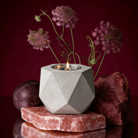 Brûleur à encens et brasero de table en ciment créatif, style cheminée, pour gaz et essence, vente en gros directe usine, faible MOQ
