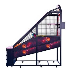 Luxury Coin-Operated Mobile Basketball Stand Electronic Indoor Arcade Game Shooting Machine English 110V/220V UK Plug - Product Image 2