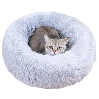 快適で暖かいフェイクファー猫ベッドマット犬のベッド眠っている猫のベッド