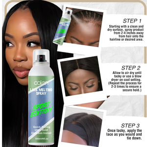 Private Label Édition sportive Adhésif pour cheveux humains <span class=keywords><strong>Spray</strong></span> fondant à la dentelle Type de liquide Perruques sans <span class=keywords><strong>colle</strong></span> <span class=keywords><strong>Colle</strong></span> à cheveux - Product Image 6