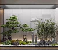 Combinaison de plantes tropicales pour la décoration de la réception d'hôtel, de l'café internet, de la vitrine de centre commercial et d'arbres artificiels