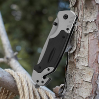 King Anpassbares OEM Multifunktionales Klappmesser aus Edelstahl für Outdoor, Survival, Camping und DIY mit Aluminiumgriff