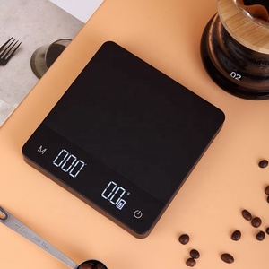 Penjualan Laris Dalam Skala Kopi Persegi Panjang 3Kg/0.1G Skala Espresso Tetes dengan <span class=keywords><strong>Timer</strong></span> Skala Makanan Dapur S2 - Product Image 3