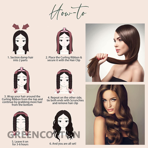 Krultang zonder warmte, met eigen logo, bestseller, schuimkrultang, handig en haarvriendelijk. - Product Image 5