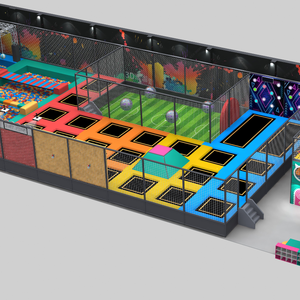 Parque de Trampolines y Laberinto Interior para Niños, Equipo de Juegos Interior Comercial Personalizable de Alta Calidad - Product Image 1