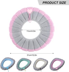 Housse de siège de toilette universelle CF, extensible, lavable, en peluche douce et confortable, avec poignée, <span class=keywords><strong>pour</strong></span> la maison - Product Image 2