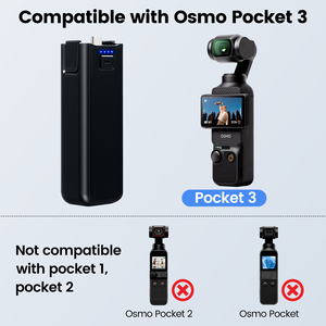 快速充电电池手柄 锂离子电池组 适用于 Osmo Pocket <span class=keywords><strong>3</strong></span> 配件 原装工厂电池芯 - Product Image 5