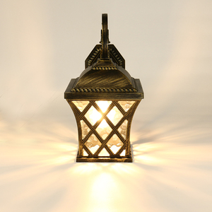 Hiện đại vườn LED Tường Ngoài Trời ánh sáng lịch thi đấu Trung Quốc bên ngoài đèn đen cổ điển Tường Đèn lồng đèn - Product Image 4