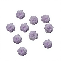 Jepit Rambut Bunga Mawar Mini Resin Berwarna Trendi untuk Anak Perempuan, Hiasan Kepala untuk Pernikahan dan Liburan