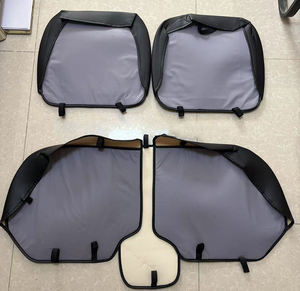 1 Housse de siège auto universelle en cuir PU, coussin de protection quatre saisons pour sièges avant et arrière, accessoires auto - Product Image 5