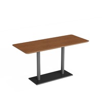 Ensemble de meubles de restaurant commercial moderne en bois massif et rotin, ensemble de table pour hôtel, restaurant, bar, salon de thé, mobilier commercial