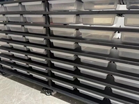 Vente en gros de supports d'élevage de reptiles en métal pp cages à reptiles support d'élevage de serpents avec bacs en plastique