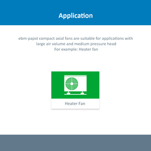 พัดลมระบายความร้อนอุตสาหกรรม ebm-papst รุ่น 4650N-465 สำหรับตู้ควบคุมอุปกรณ์ - Product Image 5