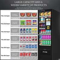 Distributeur automatique de snacks RUNYANG personnalisé avec écran tactile à vendre – Distributeur automatique pour aliments et boissons