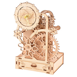 <span class=keywords><strong>Rompecabezas</strong></span> 3D de Madera para Cortar con Láser, Portalápices, Juguetes, Kits de Ensamblaje, Decoración de Escritorio para Niños - Product Image 3