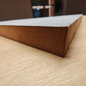 Formaldéhyde de 18mm 12mm haute brillance mélamine panneaux MDF feuille écologique Design moderne placage de <span class=keywords><strong>bois</strong></span> pour meubles E0 - Product Image 1