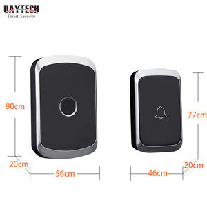 <span class=keywords><strong>Sonnette</strong></span> de porte <span class=keywords><strong>étanche</strong></span> IP44 Daytech DB06 avec 36 sonneries, prise EU/UK/US, <span class=keywords><strong>sonnette</strong></span> de porte intelligente sans fil - Product Image 3