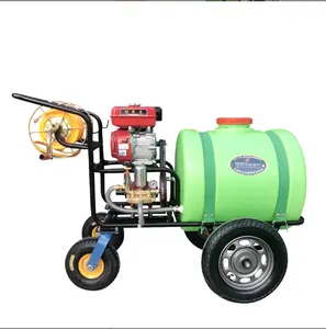 Máquina de pulverização agrícola com motor a gasolina 6.5HP/trolley 300L, máquina pulverizadora elétrica para pomar, mais vendida