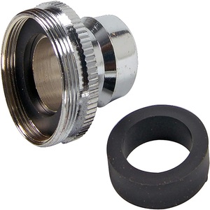 Adaptateur de robinet de <span class=keywords><strong>lave</strong></span>-<span class=keywords><strong>vaisselle</strong></span> de haute qualité | Connexion d'adaptateur de <span class=keywords><strong>lave</strong></span>-<span class=keywords><strong>vaisselle</strong></span> | 15/16-27 mâle ou 55/64-27 femelle | Chrome (36108E) - Product Image 1