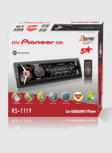 Kenwoood Car FM 2 USB <span class=keywords><strong>Mp3</strong></span> Bluetooths Player avec écran LCD AUX TF 7 couleurs ISO Socket TDA7388 Long Body - Product Image 5