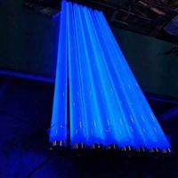 Lumière verticale de tube de l'économie d'énergie DMX512 3D LED éclairage dynamique RVB de 360 degrés pour des projets commerciaux