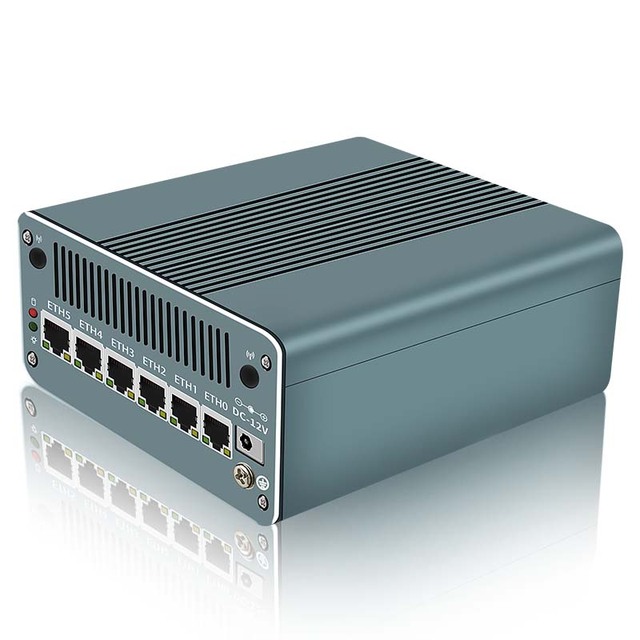 13th Generation OPNsense Pfsense Firewall Mini PC with Core I7 1355U U300E 64G RAM Intel I226 6x2.5GbE VPN Router EU/US/AU Plug