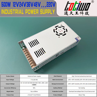 Convertisseur TOTIWO 110V/220VAC vers DC 500W 12V 15V 18V 20V 24V 27V 30V 36V 48V Alimentation à découpage LED SMPS Transformateur CE ROHS