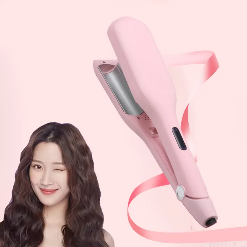 Hot Sale Professional Pink Wave Electric Hair Curler Iron Rollers Set Best machine Price for Women