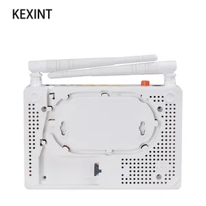 फाइबर ऑप्टिक उपकरण KEXINT एफटीटीएच वाईफाई मॉडम GPON ONU ONT निर्माताओं और आपूर्तिकर्ताओं चीन में किए गए 4 लैन बर्तन GPON EPON FTTX 2 साल Realtek/जेडटीई